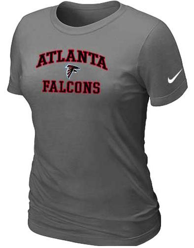 Cheap Women Atlanta Falcons Heart & Soul D.Grey T-Shirt