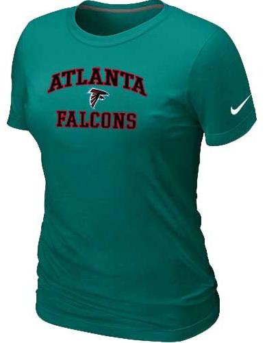 Cheap Women Atlanta Falcons Heart & Soul L.Green T-Shirt