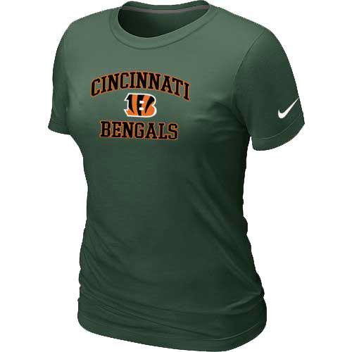 Cheap Women Cincinnati Bengals Heart & Sou D.Greenl T-Shirt