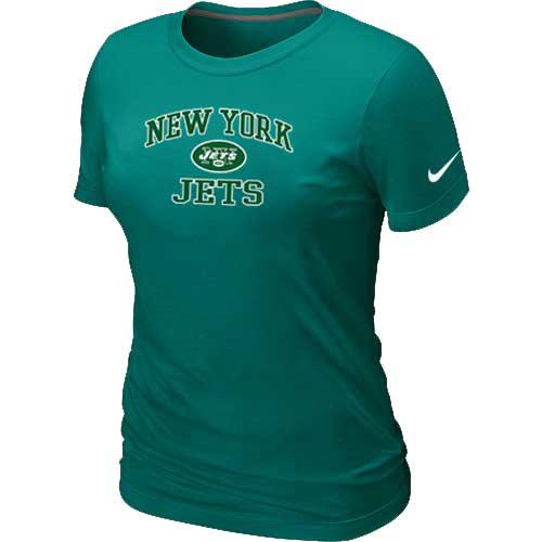Cheap Women New York Jets Heart & Soul L.Green T-Shirt