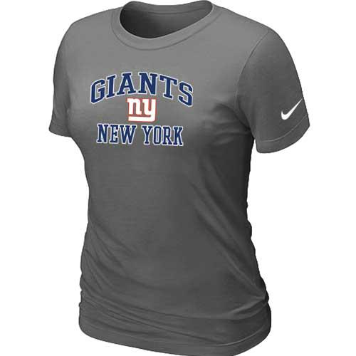 Cheap Women New York Giants Heart & Soul D.Grey T-Shirt