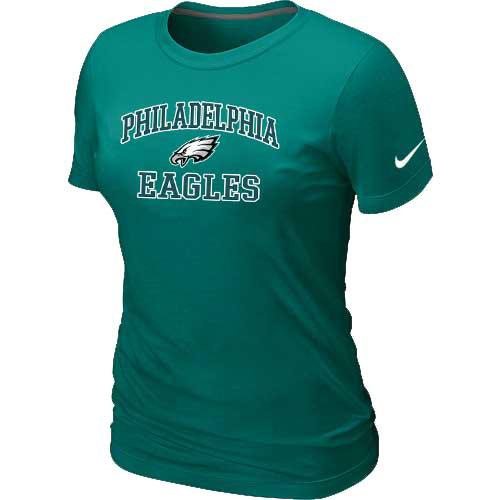 Cheap Women Philadelphia Eagles Heart & Soul L.Green T-Shirt
