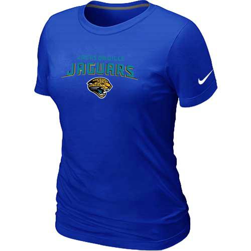 Cheap Women Jacksonville Jaguars Heart & Soul Blue T-Shirt