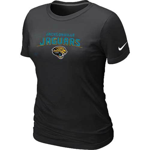 Cheap Women Jacksonville Jaguars Heart & Soul Black T-Shirt