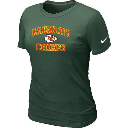 Cheap Women Kansas City Chiefs Heart & Soul D.Green T-Shirt