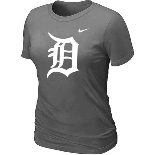 Cheap Women Detroit Tigers Heathered D.Grey Nike Blended MLB T-Shirt