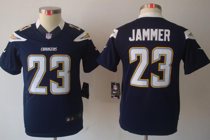 Kids Nike San Diego Chargers #23 Quentin Jammer Dark Blue Game LIMITED NFL Jerseys Cheap
