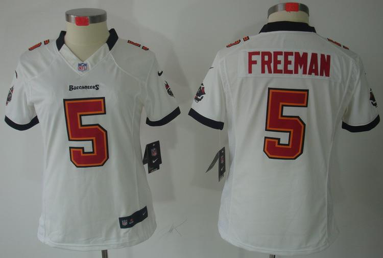 Cheap Women Nike Tampa Bay Buccaneers 5# Josh Freeman White Game LIMITED NFL Jerseys