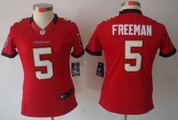 Cheap Women Nike Tampa Bay Buccaneers 5# Josh Freeman Red Game LIMITED NFL Jerseys