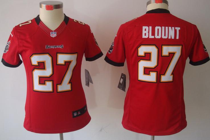 Cheap Women Nike Tampa Bay Buccaneers 27 LeGarrette Blount Red Game LIMITED NFL Jerseys