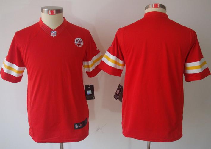 Kids Nike Kansas City Chiefs Blank Red Game LIMITED NFL Jerseys Cheap