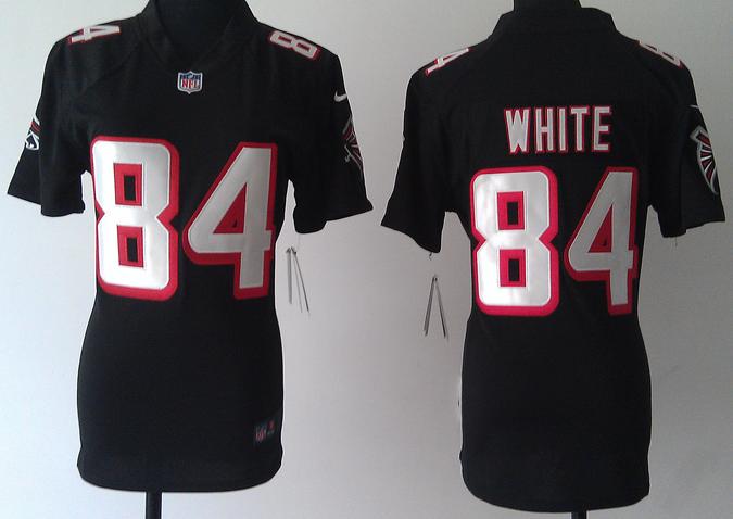 Cheap Women Nike Atlanta Falcons #84 Roddy White Black NFL Jerseys