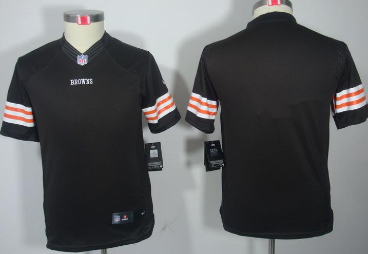 Kids Nike Cleveland Browns Blank Brown Game LIMITED Nike NFL Jerseys Cheap