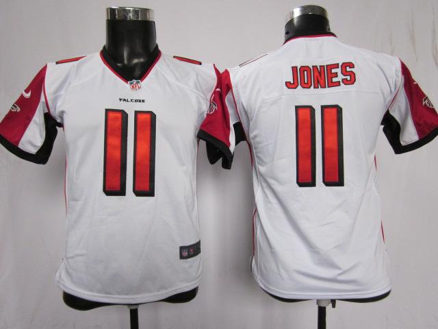Kids Nike Atlanta Falcons #11 Julio Jones White NFL Jerseys Cheap