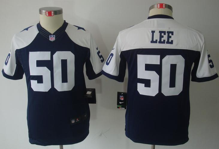 Kids Nike Dallas Cowboys #50 Sean Lee Blue Thankgivings Game LIMITED NFL Jerseys Cheap