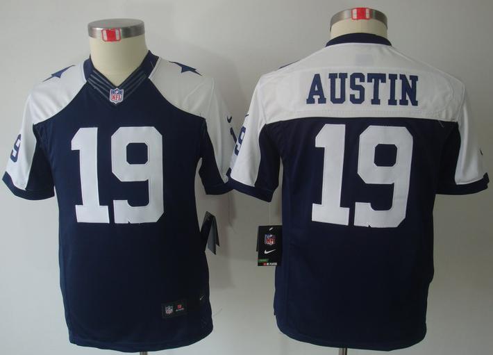 Kids Nike Dallas Cowboys #19 Miles Austin Blue Thankgivings Game LIMITED NFL Jerseys Cheap