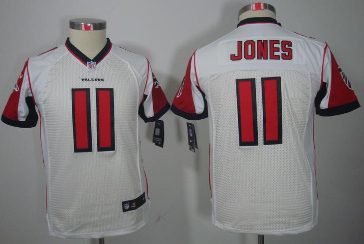 Kids Nike Atlanta Falcons #11 Julio Jones White Game LIMITED NFL Jerseys Cheap