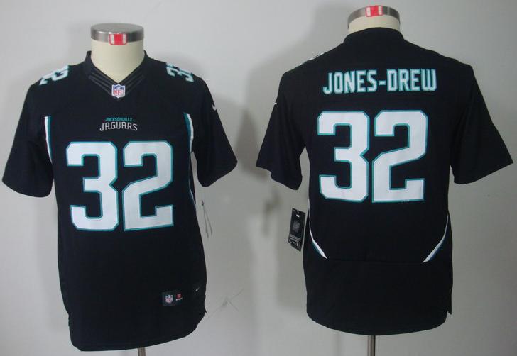 Kids Nike Jacksonville Jaguars 32# Maurice Jones-Drew Black Game LIMITED NFL Jerseys Cheap