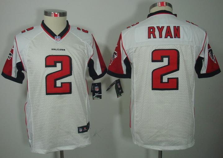 Kids Nike Atlanta Falcons #2 Matt Ryan White Game LIMITED NFL Jerseys Cheap