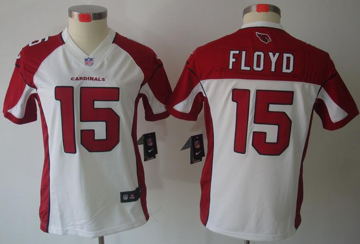 Cheap Women Nike Arizona Cardinals #15 Floyd White Game LIMITED NFL Jerseys