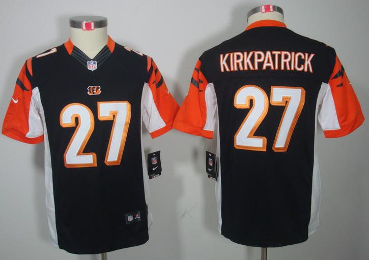 Kids Nike Cincinnati Bengals 27# Dre Kirkpatrick Black Game LIMITED NFL Jerseys Cheap