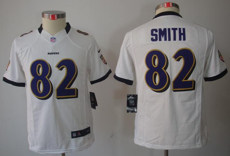 Cheap Women Nike Baltimore Ravens 82 Torrey Smith White Game LIMITED NFL Jerseys