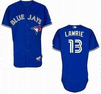 Kids Toronto Blue Jays 13 Brett Lawrie 2012 Blue MLB Jerseys Cheap