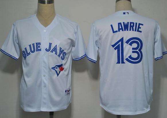 Kids Toronto Blue Jays 13 Brett Lawrie 2012 White MLB Jerseys Cheap