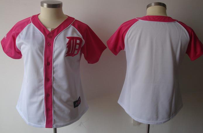 Cheap Women Detroit Tigers Blank 2012 Ladies Fashion White MLB Jerseys