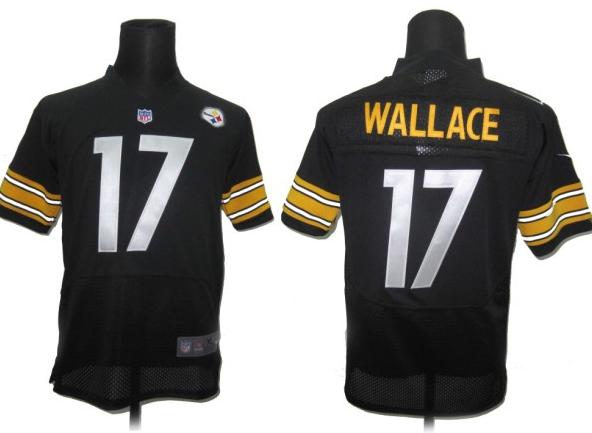 Kids Nike Pittsburgh Steelers #17 Mike Wallace Black Nike NFL Jerseys Cheap