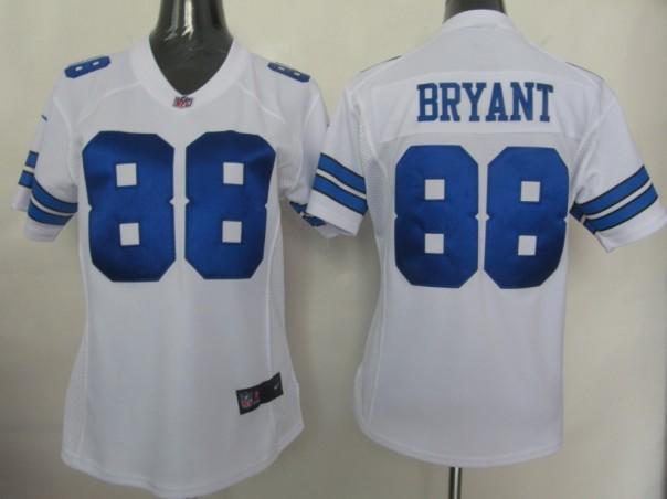 Cheap Women Nike Dallas Cowboys 88 Bryant White Nike NFL Jerseys