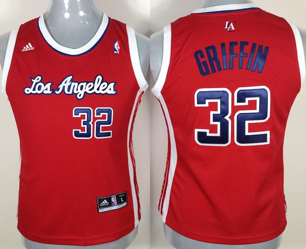 Cheap Women Los Angeles Clippers 32 Blake Griffin Red Swingman NBA Jerseys