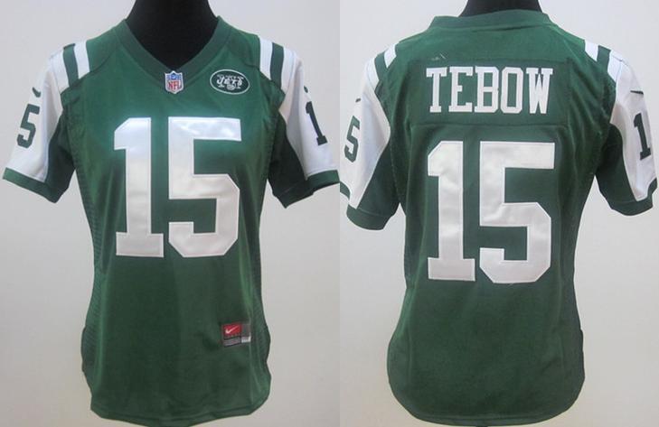 Cheap Nike Women New York Jets #15 Tim Tebow green Nike NFL Jerseys