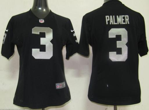 Cheap Womens Nike Oakland Raiders 3 Palmer Black Nike NFL Jerseys