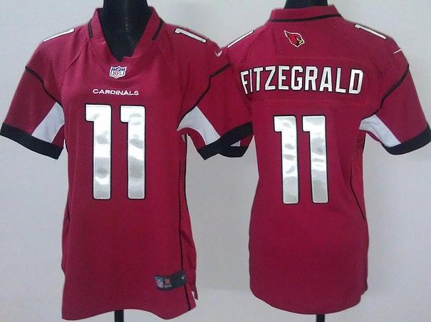 Cheap Women Nike Arizona Cardinals 11# Larry Fitzgerald Red Nike NFL Jerseys