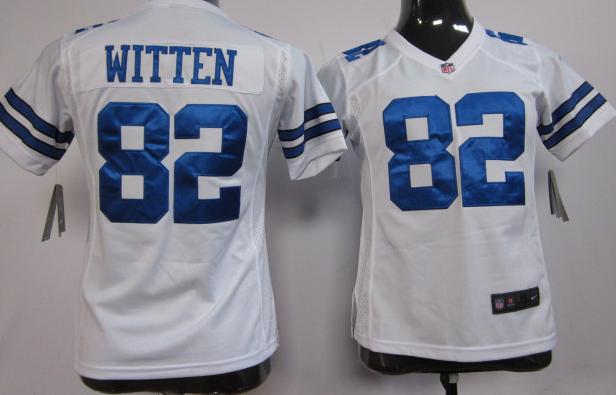 Kids Nike Dallas Cowboys #82 Jason Witten White Nike NFL Jerseys Cheap