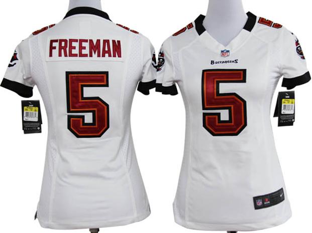 Cheap Women Nike Tampa Bay Buccaneers 5# Josh Freeman White Nike NFL Jerseys