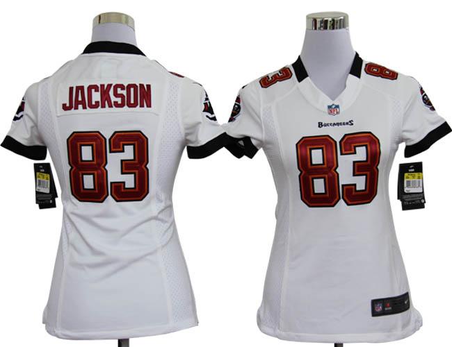 Cheap Women Nike Tampa Bay Buccaneers 83# Vincent Jackson White Nike NFL Jerseys