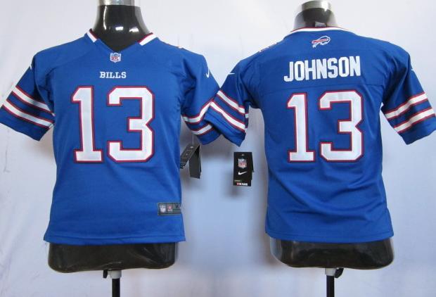 Kids Nike Buffalo Bills 13# Steve Johnson Nike NFL Jerseys Cheap