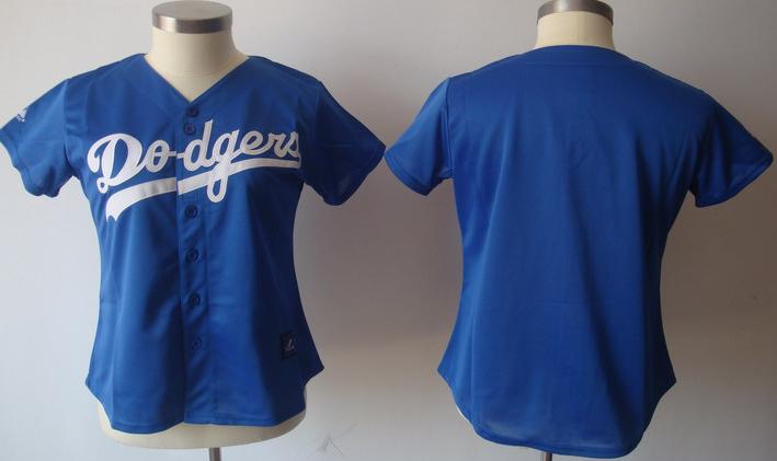 Women Los Angeles Dodgers Blank Blue 2011 Women's MLB Jerseys