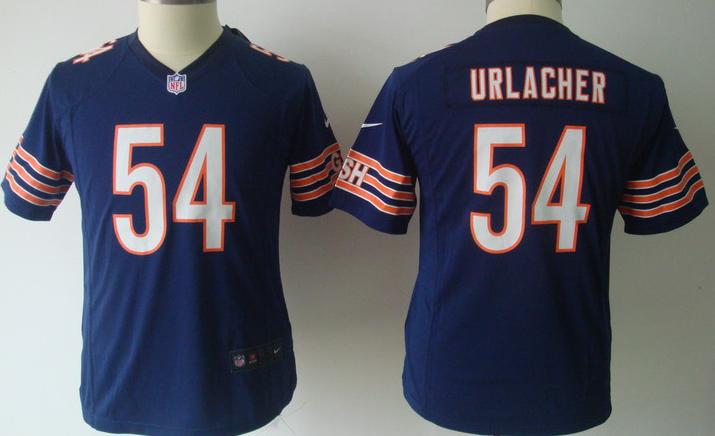 Kids Nike Chicago Bears #54 Brian Urlacher Blue Nike NFL Jersey Cheap