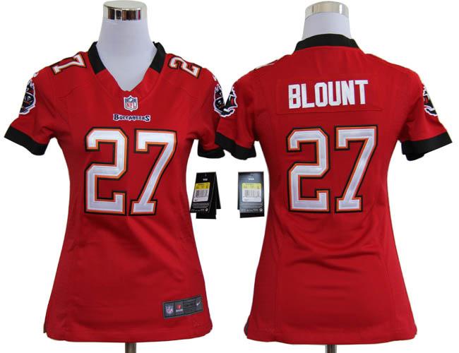 Cheap Women Nike Tampa Bay Buccaneers 27 LeGarrette Blount Red Nike NFL Jersey