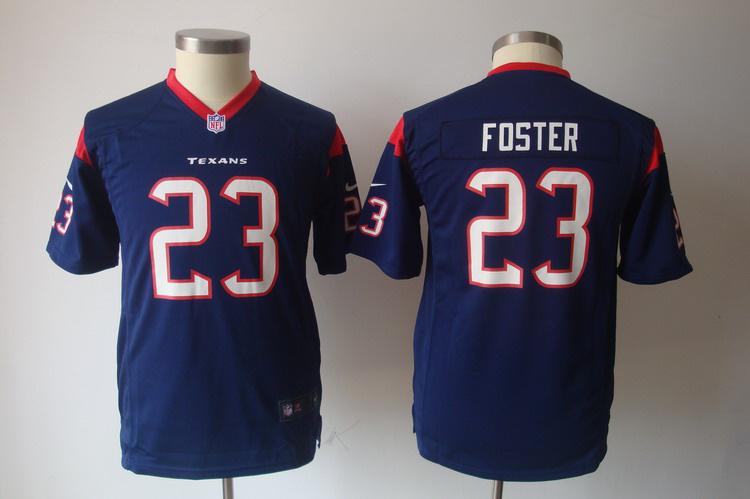 Kids Nike Houston Texans #23 Arian Foster Nike NFL Jerseys Cheap