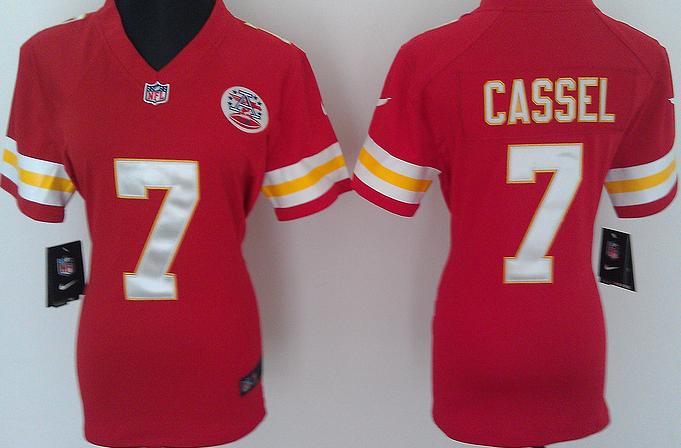 Cheap Women Nike Kansas City Chiefs 7# Matt Cassel Red Nike NFL Jerseys