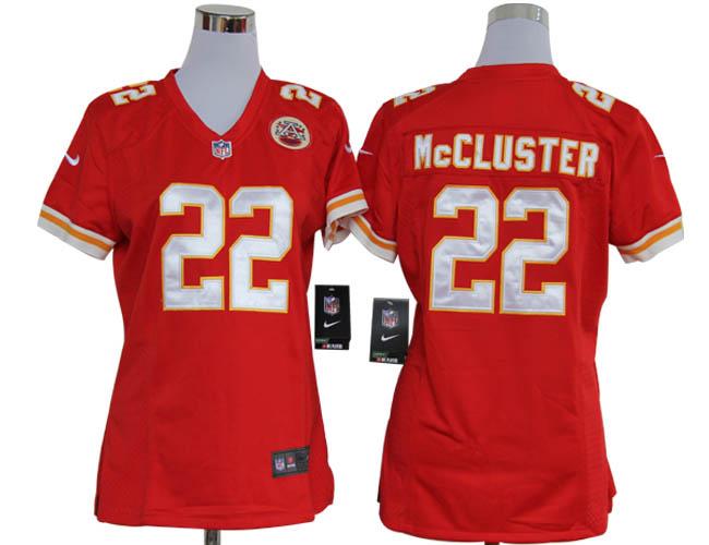 Cheap Women Nike Kansas City Chiefs 22# Dexter McCluster Red Nike NFL Jerseys
