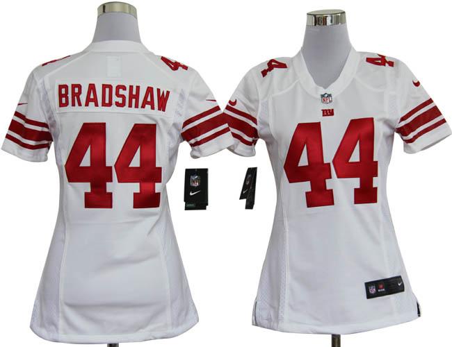 Cheap Women Nike New York Giants 44# Ahmad Bradshaw White Nike NFL Jerseys