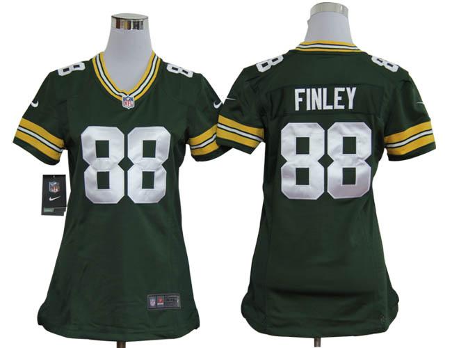 Cheap Women Nike Green Bay Packers #88 Jermichael Finley Green Nike NFL Jerseys