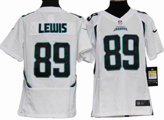 Kids Nike Jacksonville Jaguars 89# Marcedes Lewis White Nike NFL Jerseys Cheap