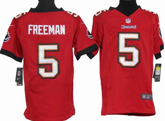 Kids Nike Tampa Bay Buccaneers 5# Josh Freeman Red Nike NFL Jerseys Cheap