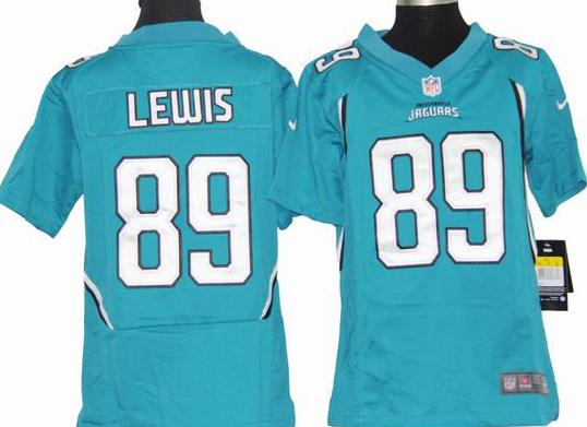 Kids Nike Jacksonville Jaguars 89# Marcedes Lewis Green Nike NFL Jerseys Cheap